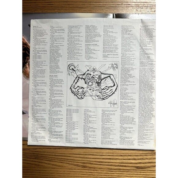 Epic Thriller Studio Album by Michael Jackson Vinyl Record - Picture 3 of 6